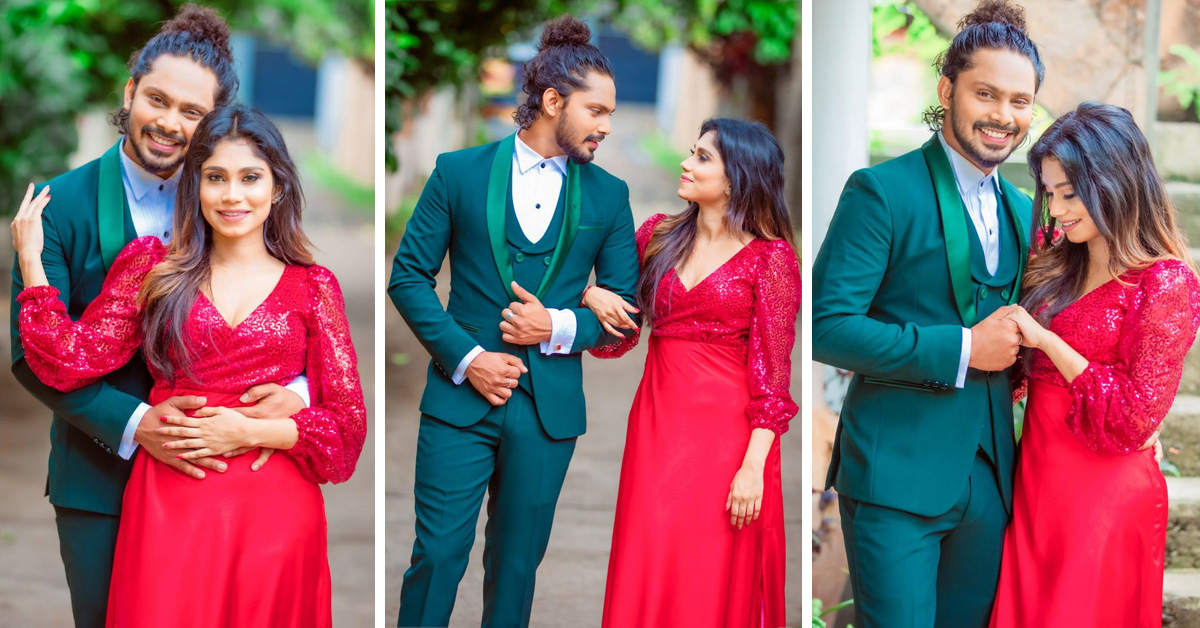 සංජය මුරමුදලි සහ ගායිකා දිල්කි උරේෂා පෙනි සිටි හිත ඇදිලා යන ආදරණීය පොටෝ ෂුට් එක