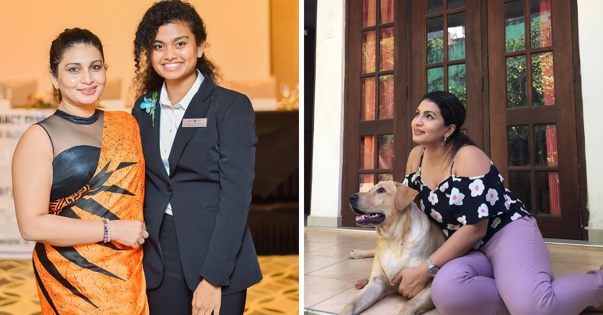 විවාහයෙන් වෙන් වුනත් සුන්දර ජිවිතයක් ගෙවන අම්මයි දුවයි