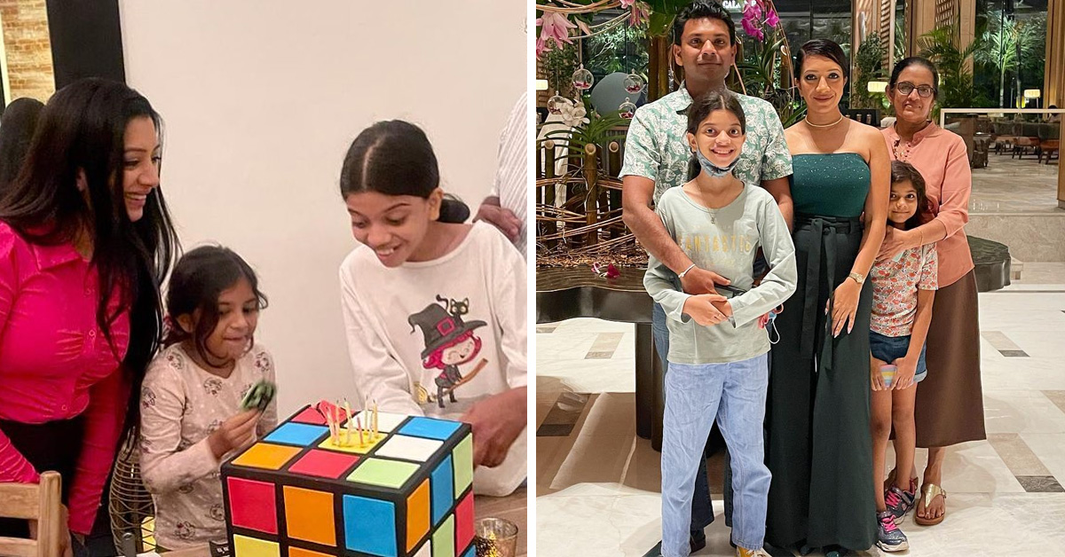උපන්දිනය දවසේ සචිනි දියණියට දුන්න අපුරු ස්ප්රයිස් එක