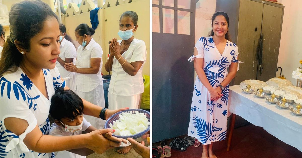 කටකාර දඟකාර ලෝචනා වෙසක් පෝය දිනට යෙදුනු ඇගේ උපන්දිනය සැමරුවේ මෙහෙමයි
