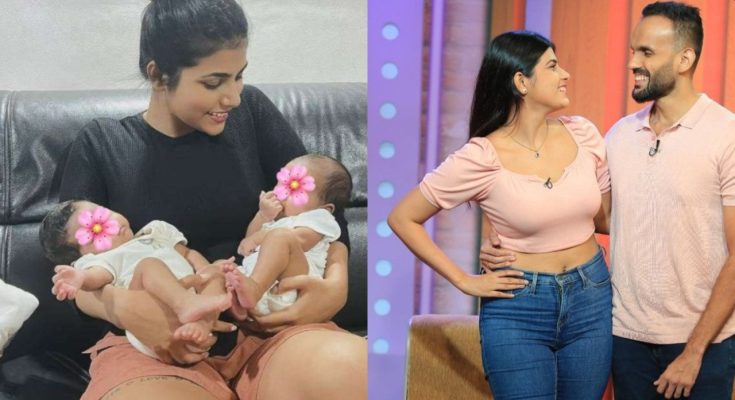 මම ලොකු අම්මා වෙලා නංගිගේ දරුවව සුරතල් කරනවා..